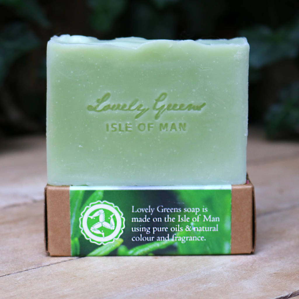 Handmade Palm Oil Free Rosemary Herbal Hand Soap By Lovely Greens