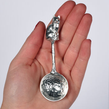 Cat Pewter Spoon, Cat Lover Gifts, 2 of 9