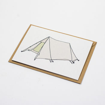 Tent Greetings Card, 4 of 4