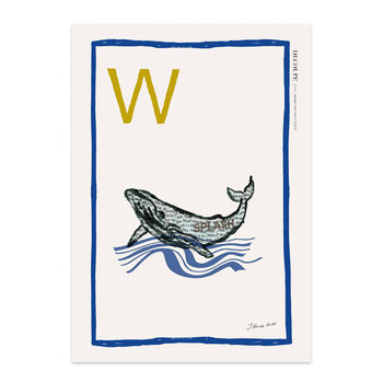 'W'' For Whale Cup Limited Edition Print, 4 of 5