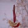 Embossed Tin Robin Hanging Ornament, thumbnail 1 of 3