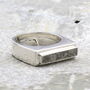 Spitfire Ring For Men | Set In Sterling Silver, thumbnail 4 of 6