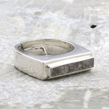 Spitfire Ring For Men | Set In Sterling Silver, 4 of 6