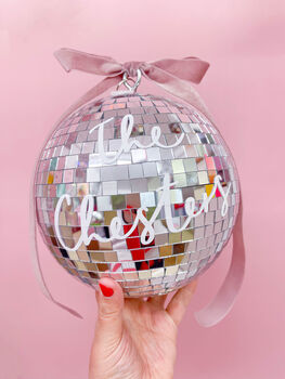 Personalised Disco Ball 20cm, 2 of 5