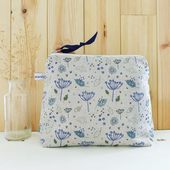 Blue Parsley Tall Pouch, 3 of 4