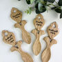 Engraved Welsh Milestone Love Spoon, thumbnail 1 of 6