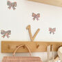 Liberty Fabric Bow Wall Stickers, thumbnail 3 of 11