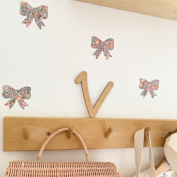 Liberty Fabric Bow Wall Stickers, 3 of 11