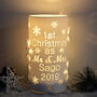 Personalised First Christmas As Mr And Mrs LED Light, thumbnail 4 of 7