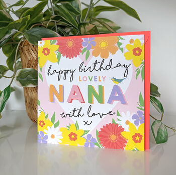 Celebration Birthday Nana Card, 2 of 2