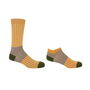 Oxford Stripe Mustard Luxury Crew And Trainer Men’s Socks, thumbnail 2 of 4