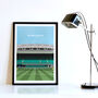 Wimbledon Tennis Centre Court Art Print Personalised Gift, thumbnail 2 of 6