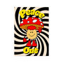 Peace Out Mushroom Nostalgic Art Print, thumbnail 2 of 2