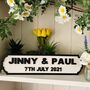 Personalised Anniversary Name Wooden Double Roadsign, thumbnail 4 of 11