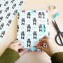 License To Party, Bond Bear Wrapping Paper, thumbnail 2 of 5