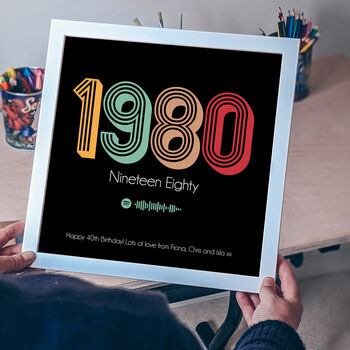 Personalised Special Year Spotify Print, 2 of 3
