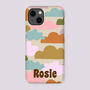 Personalised Retro Clouds Snap Phone Case, thumbnail 1 of 2