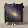 Galaxy Fleece Blanket Andromeda Galaxy, thumbnail 3 of 12