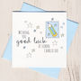 Personalised Pencil Good Luck At School Card, thumbnail 2 of 2