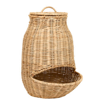 Large Traditional Woven Veg Hopper, 2 of 6