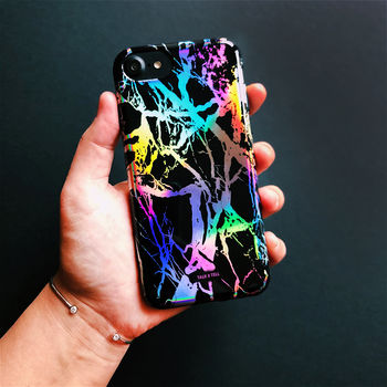 Holographic Black Marble iPhone Case, 2 of 3
