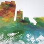 Cape Town South Africa Skyline Art Print, thumbnail 8 of 8