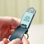 Personalised Coordinates Location Photo Keyring, thumbnail 4 of 7