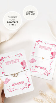 Last Rodeo Hen Party Bracelet Favour, 9 of 9