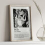 Personalised Wife Print, Gift For Wife, thumbnail 4 of 6