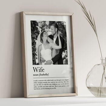 Personalised Wife Print, Gift For Wife, 4 of 6