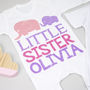 Personalised Elephant Big And Little Sister Sibling Set, thumbnail 8 of 8