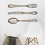 Antique Cutlery Fabric Wall Stickers, thumbnail 2 of 5