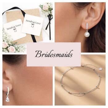 Sterling Silver Anklet Bridesmaid Gift | Delicate Bridal Party Jewellery, 9 of 11