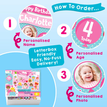 Personalised Sleepover Party Birthday Jigsaw Puzzle, 4 of 10