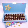 Personalised Thank You Teacher Chocolate Message Gift, thumbnail 1 of 6