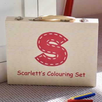 Personalised Wooden Art Box Set, 2 of 6