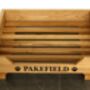 Engraved Oak Dog Bed With Bespoke Sizes, thumbnail 3 of 12