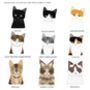 Personalised Christmas Cat Stamp Wrapping Paper, thumbnail 3 of 8
