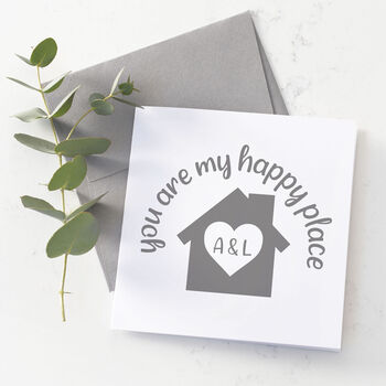 Personalised You Are My Happy Place Card, 2 of 4