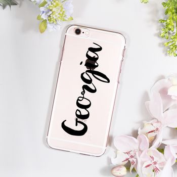 Personalised Typography iPhone Case, 8 of 9