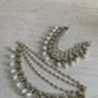 Antique Gold Plated Pearl Ear Chains/Kaan Chain, thumbnail 4 of 4