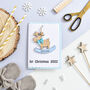 Personalised 1st Christmas 2024 Baby Boy's Decoration Card, thumbnail 3 of 5