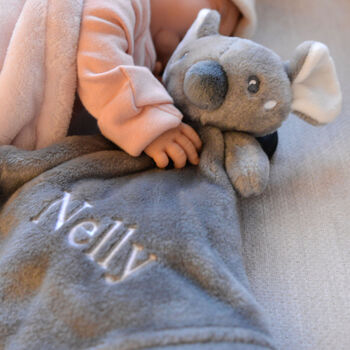 Personalised Koala Baby Comforter, 3 of 6