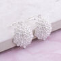 Sunflower Sterling Silver Floral Pendant Necklace, thumbnail 3 of 7