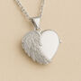 Personalised Sterling Silver Angel Wing Locket, thumbnail 1 of 10