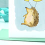Hedgehog 18th Birthday Card, thumbnail 2 of 8