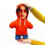 Hoodie Various Colours Personalised Mini Me® Doll, thumbnail 4 of 5