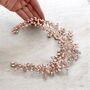 Rose Gold Bridal Hair Vine, thumbnail 3 of 3