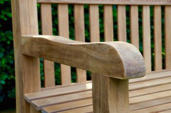 Engraved Memorial Bench, 5 of 12