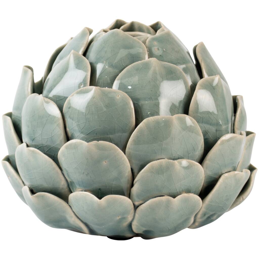 Ceramic Candle Holder Artichoke By The Danes